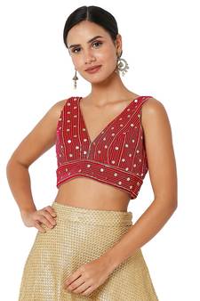 Women's Velvet Padded Blouse