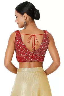 Women's Velvet Padded Blouse