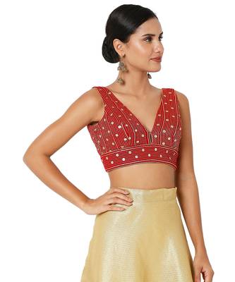 Women's Velvet Padded Blouse 4