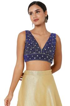 Women's Velvet Padded Blouse