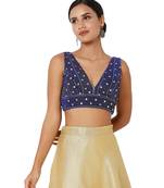 Women's Velvet Padded Blouse