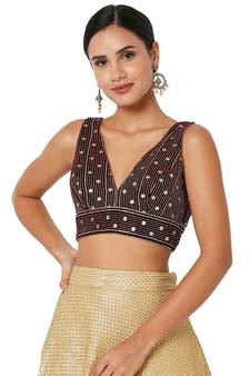 Women's Velvet Padded Blouse