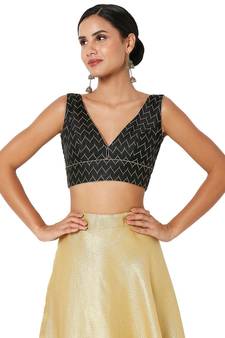 Women's Jacquard Padded Blouse