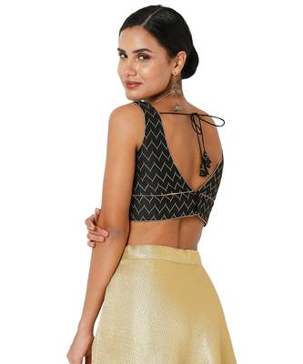 Women's Jacquard Padded Blouse 2