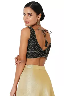 Women's Jacquard Padded Blouse