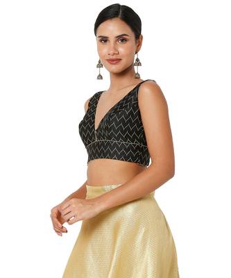 Women's Jacquard Padded Blouse 3