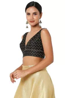 Women's Jacquard Padded Blouse