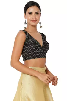 Women's Jacquard Padded Blouse