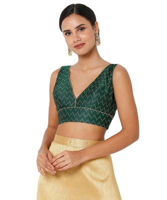Women's Jacquard Padded Blouse 1