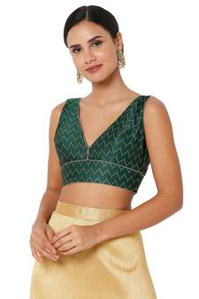 Women's Jacquard Padded Blouse
