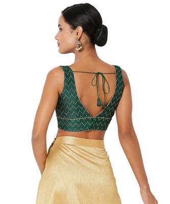 Women's Jacquard Padded Blouse 2