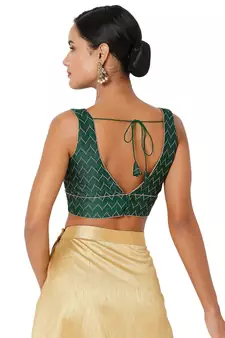 Women's Jacquard Padded Blouse
