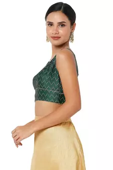 Women's Jacquard Padded Blouse