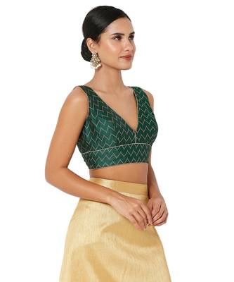 Women's Jacquard Padded Blouse 4