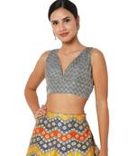 Women's Jacquard Padded Blouse