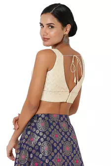 Women's Jacquard Padded Blouse