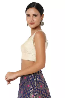 Women's Jacquard Padded Blouse