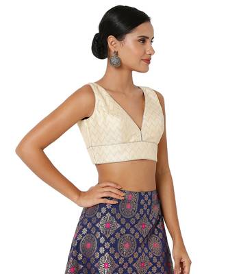 Women's Jacquard Padded Blouse 4