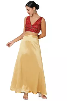 Women's Jacquard Padded Blouse
