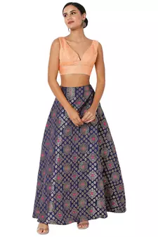 Women's Jacquard Padded Blouse