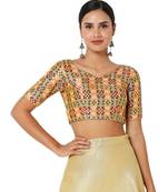 Women's Jacquard Padded Blouse