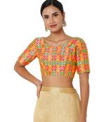 Women's Jacquard Padded Blouse