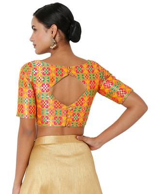 Women's Jacquard Padded Blouse 2
