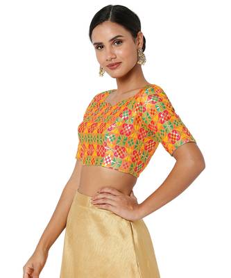 Women's Jacquard Padded Blouse 3