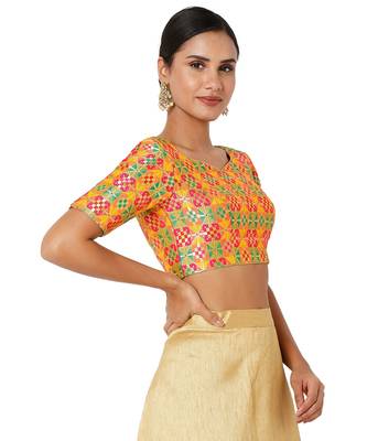 Women's Jacquard Padded Blouse 4