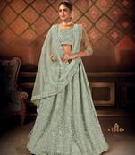Mint Green Eid Lehenga for Women