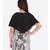 Black & Silver Toned Sequined Georgette Sheath Dress