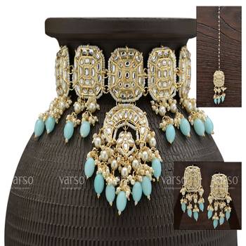 Blue pearl necklaces 1