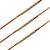 (Rakhi Set of 3) Simple White Pearl Rakhi With Red/Yellow Mauli Thread For Raksha Bamdhan