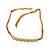 (Rakhi Set of 3) Simple White Pearl Rakhi With Red/Yellow Mauli Thread For Raksha Bamdhan
