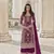 Purple Color Net Fabric Salwar Suit In Net Fabric With Embroidery As