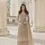 Chiku Color Net Fabric Salwar Suit In Net Fabric With Embroidery As