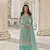 Green Color Designer Fancy Net Fabric Salwar Suit In Net Fabric With Embroidery As 