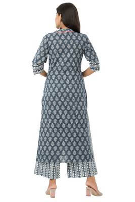 Blue woven rayon combo-kurtis 4