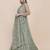 Light Green Net Embroidery Work Anarkali Suit With Dupatta For Women