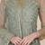 Light Green Net Embroidery Work Anarkali Suit With Dupatta For Women