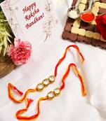 Kundan Handmade Rakhi- Set of 2