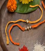 Kundan And Pearl Handmade Rakhi- Set Of 2