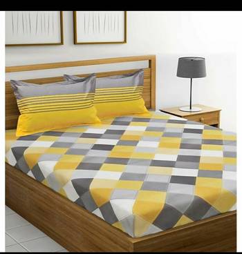 rajasthani Jaipur Sanganeri Prints Cotton Bedsheet For Double Bed With two Pillow Cover Size 90x 100 Inch 1
