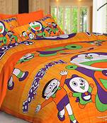 Jaipuri Sanganeri Prints Cotton Bed Sheet For Double Bed With Two Pillow Cover Size 90 x 100 Inch