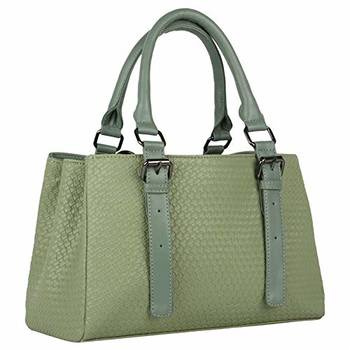 Green Textured Handbag 2