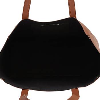 Women Tan Solid Tote Bag 3