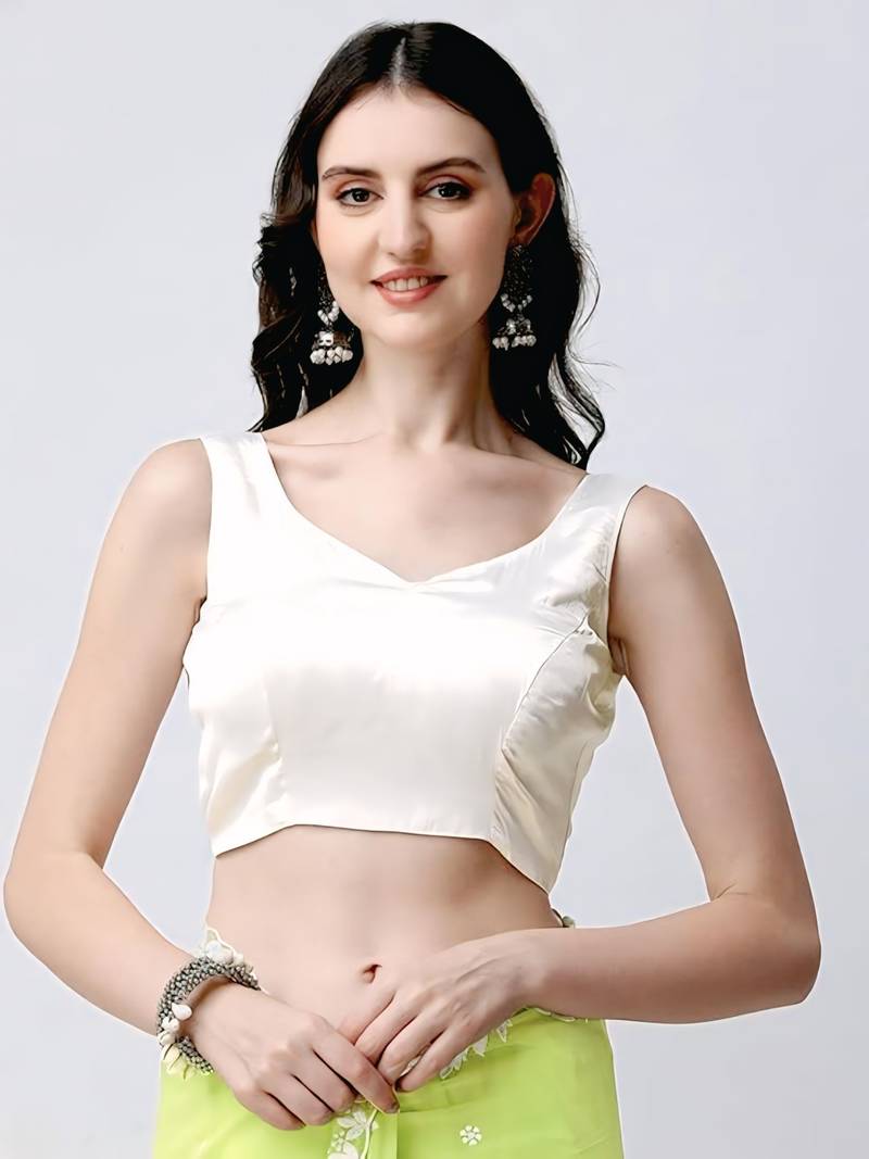 Parrot Green soft georgette Chikankari Embroidered Saree