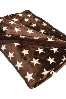Ajanta Handloom House Flannel Double Blanket Brown