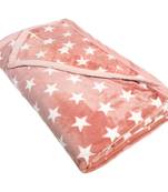 Ajanta Handloom House Flannel Double Blanket Rose pink