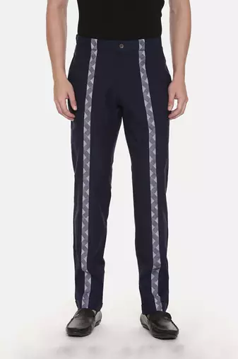 Blue Cotton Trousers